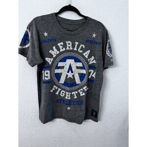 American Fighter 1974 Mens Gray Graphic Tee Size L